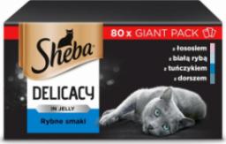 Sheba Delicacy Rybne Smaki w galaretce 80x85g