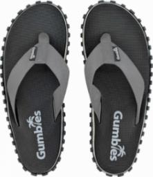 Japonki męskie Gumbies unisex Duckbill Flip Flops - black-gray 45