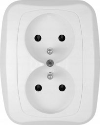 Montis Gniazdo wtyczkowe podwójne z uziemieniem PT-6A MONTIS SIMPLEX MT054Z