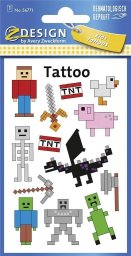 Zdesign Tatuaże dla dzieci - Piksele