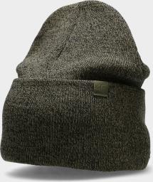 4f Czapka zimowa H4Z22-CAM005 Khaki melanż r.M
