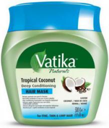Dabur Maska do osłabionych włosów Vatika z tropikalnym kokosem 500g