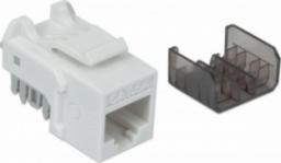 Intellinet Network Solutions Intellinet Moduł Keystone RJ45 Cat6a 10 Gigabit, UTP, biały