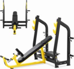 Gymrex Gymrex Ławeczka treningowa czarno-żółta