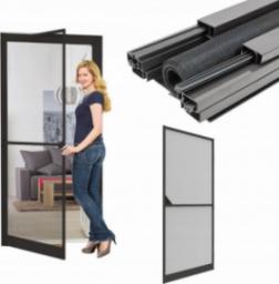 EASY LIFE Moskitiera drzwiowa aluminiowa 100x215 antracyt	
