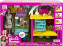Lalka Barbie Barbie Lalka Barbie Farma radosnych kurek Zestaw HGY88