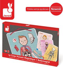 Janod Układanka magnetyczna Ciało człowieka (J05491)