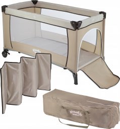 Hanks Kids ŁÓŻECZKO TURYSTYCZNE SIMPLE BEIGE HANKSKIDS