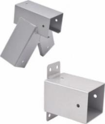 Tribecco ZESTAW 1+1 łączników do belki 90x90mm 90 - łącznik ścienny+łącznik do belki otwarty
