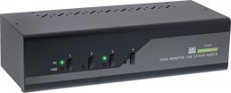 Przełącznik InLine InLine® Desktop KVM Switch, 4-port, Dual Monitor DisplayPort 1.2, 4K, USB 3.0, Audio