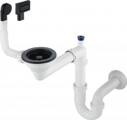 Syfon Deante Syfon do zlewozmywaka granitowego 1-komorowego - Space-Saver (ZXY N949)