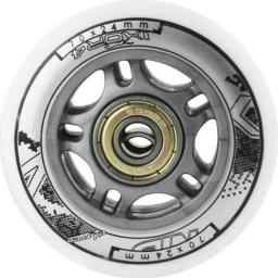 Nils Extreme Kółka PU 76x24 82A białe (16-30-010)