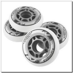 Nils Extreme Kółka PU 80x24 82A białe (16-30-011)