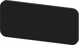 Siemens Etykieta wkładana lub samoprzylepna 12.5 x 27mm czarna białe litery bez inskrypcji do samodzielnego opisu 3SU1900-0AC16-0AA0