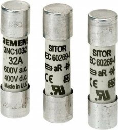 Siemens Wkładka topikowa SITOR cylindryczna 32A aR 600VAC / 400VDC 3NC1032