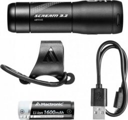 MacTronic Lampa rowerowa MACTRONIC Przednia SCREAM 3.2 600lm