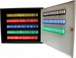 VeroTech Verotech Szafka wisząca na 150 kluczy czarna z szarymi drzwiami