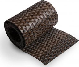 TechnoRattan Taśma panelowa-ogrodzeniowa dwustronna z technorattanu 19cm x 2,55m RD06