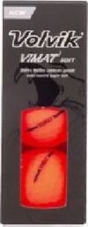 Volvik morele Piłki golfowe VOLVIK VIMAT Soft (red mat) 3 szt