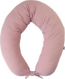 BabyMatex Poduszka pozycjonująca Moon Muslin dł. 260 cm róż