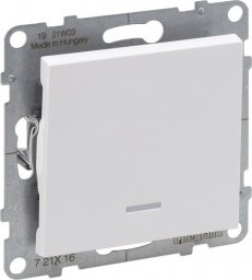 Legrand SUNO - Łącznik schodowy z podświetleniem - 10 AX - 250 V~ - zaciski automatyczne, Biały - Legrand 721116 himp