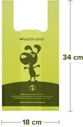 Earth Rated Reklamówki Lavendowe 120 szt