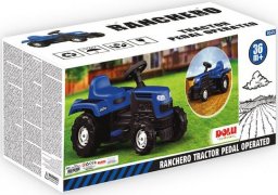 Wader Dolu DL8045 Duży traktor na pedały niebieski