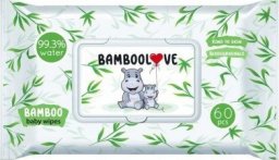 Cheeky Panda Chusteczki bambusowe nawilżane dla dzieci BambooLove 60 szt.