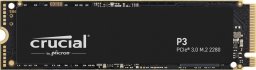 Dysk SSD Crucial P3 1TB M.2 2280 PCI-E x4 Gen3 NVMe (CT1000P3SSD8)