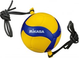 Mikasa Piłka siatkowa V300W-AT-TR z gumami żółto-niebieska r. 5