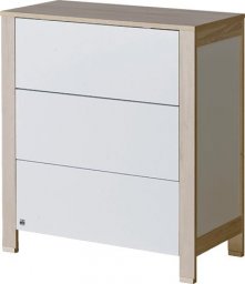 ATB Meble Komoda z trzema szufladami do pokoju dziecięcego Basic Brzoza