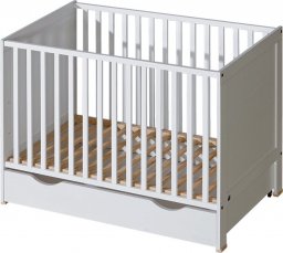 ATB Meble Łóżeczko dziecięce 120x60 Basic Biały