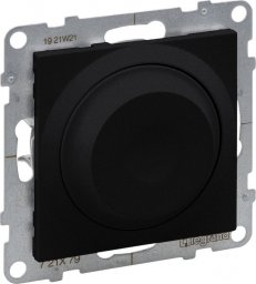 Legrand SUNO - Ściemniacz obrotowy - 240 V~ - 50 Hz - 5 - 75 W ( 10 lamp maks.) dla lamp LED z opcją ściemniania - bez zacisku neutralnego, Czarny - Legrand 721479 himp