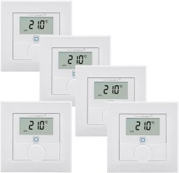 HomeMatic IP Homematic IP Wandthermostat m. Luftfeuchtigkeitssensor 5er Set