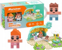 Marioinex Klocki Mini Waffle Kawiarnia 80 el.