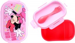 Stor Myszka Minnie Pudełko na Jedzenie + SZTUĆCE LUNCHBOX DZIECIĘCY