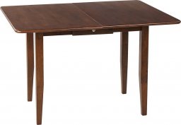 Beliani Stół do jadalni rozkładany 90/120 x 60 cm ciemne drewno MASELA!
