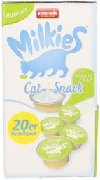 Animonda KOT MLEKO BALANCE Z WITAMINAMI D+E - 20x15g