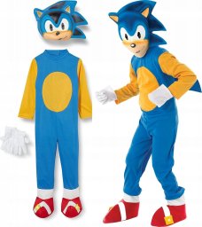 Rubies sonic the hedgehog kostium 3-4 lat rubie's maska
