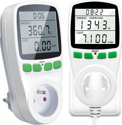 Retoo Licznik zużycia energii prądu watomierz