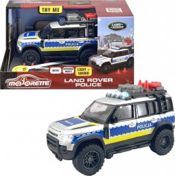 Majorette Pojazd Policja Land Rover światło/dźwięk