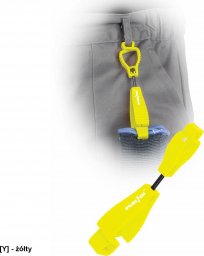 R.E.I.S. GLOVE-CLIP01 - Klips. - żółty
