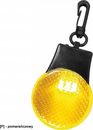 R.E.I.S. KEYLED - odblaskowy brelok z diodami LED - żółty.