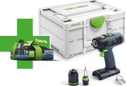 Wiertarko-wkrętarka Festool T 18+3 Basic (577051) 18 V 4 Ah