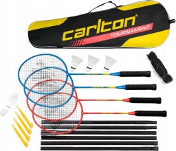 SKO Badminton set Carlton TOURNAMENT 4 rackets+3shuttlecocks+net+bag