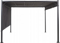 Beliani Pawilon ogrodowy LED 310 x 310 cm ciemnoszary PARGA!