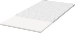 Tompol Materac nawierzchniowy 90x200 pianka elastyczna PUR 4 cm H3 nakładka