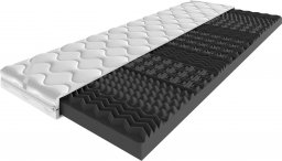Tompol Venerdi Black Topper 160 x 200 materac masujący nawierzchniowy o grubości 7 cm
