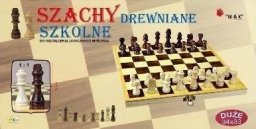 W&K Duże szachy szkolne drewniane