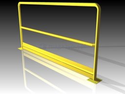 Metal/Emtul Barierka ochronna z blachą wzmacniającą (dł. 1000 mm)